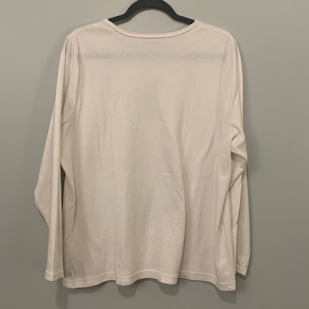 Croft&Barrow Snowflake Tee   - Picture 2 of 6